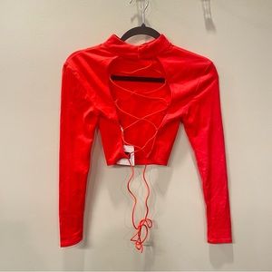 Red adika long sleeve